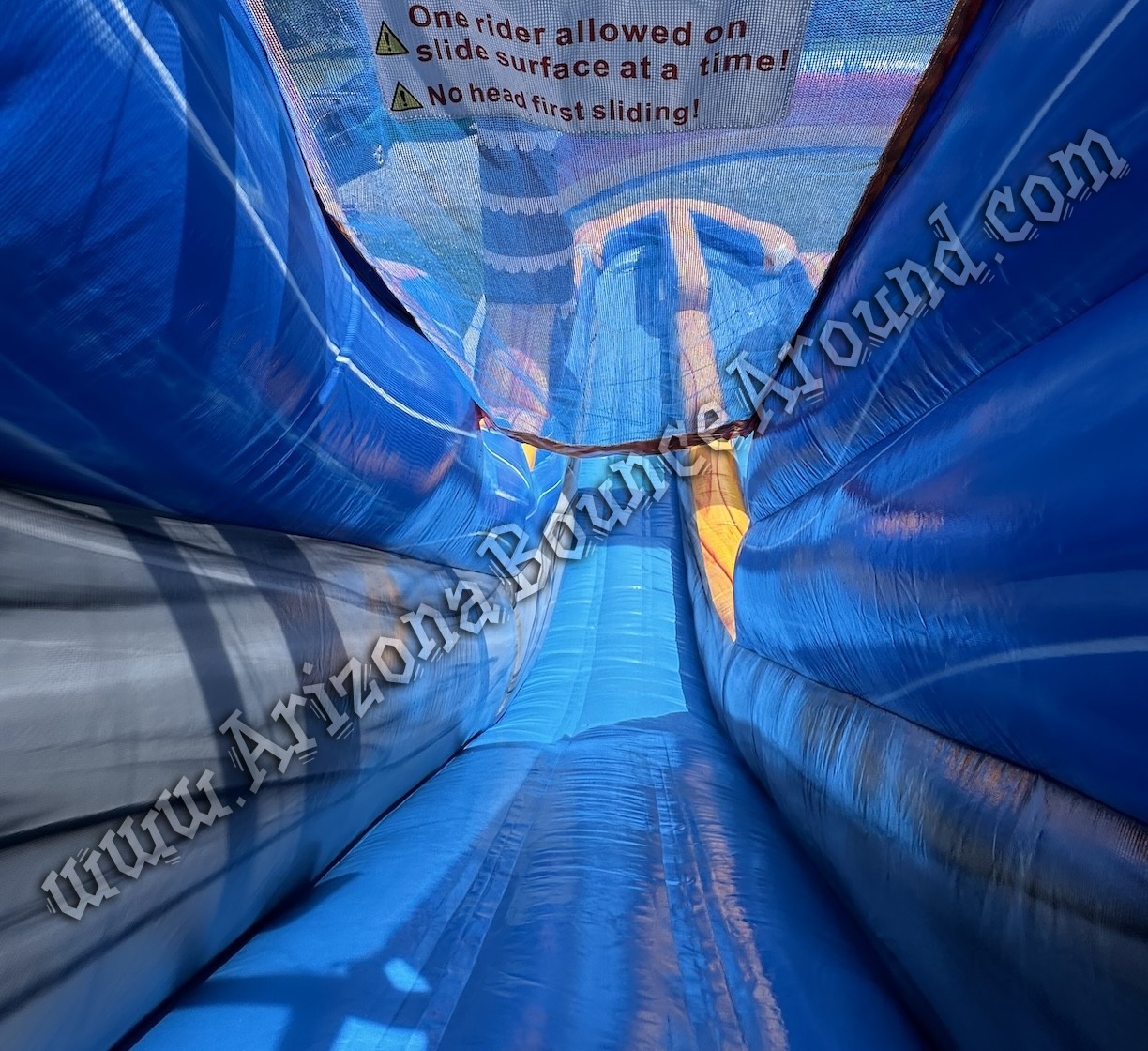 18 foot Tiki Plunge Double Lane Water Slide Rental Phoenix Arizona